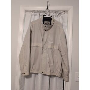 Pacific‎ Trail Men's Beige Full Zip Windbreaker Jacket So ze XL